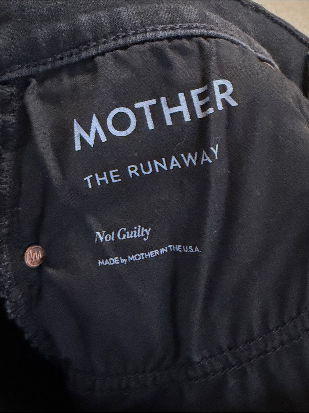 MOTHER ‘The Runaway’ High-Rise Bootcut Flare Jeans in Black - Size 29x33 - Picture 8 of 11